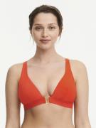 Chantelle Glow Wirefree Plunge Bra Bikinitoppe Str L - hos Magasin