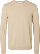 Selected Homme Slhberg Crew Neck Noos Mand Oatmeal/melange Sweaters St...