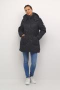 Cream Crgaiagro Mid Jacket Kvinde Blue Black Overgangsjakker Str 40 - ...