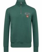 Gant Graphic Half ZIP Mand Woody Green Sweatshirts Str L - hos Magasin