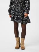 Neo Noir Kenia Night Flower Skirt Kvinde Black Korte Nederdele Str 40 ...