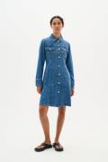 InWear Sophinaiw Short Dress Kvinde Washed Denim Korte Kjoler Str 40 -...