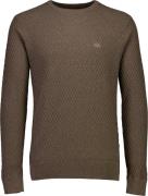 Lindbergh Cable Knit Jumper Mand Sandcream Sweaters Str L - Bomuld hos...