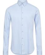 Mos Mosh Gallery Mmgmarco Jersey Shirt Mand Light Blue Langærmede Skjo...