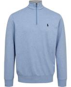 Polo Ralph Lauren Luxury Jersey Quarterzip Pullover Mand Isle Heather/...