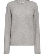 Magasin Grace 1 100% Cashmere Kvinde Light Grey Melange Sweaters Str L...