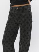 Sofie Schnoor Jeans Kvinde Black Wide Jeans Str 40 - Bomuld hos Magasi...