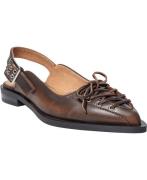 Pavement Athena Slingback Kvinde Brown Matte Ballerinaer Str 40 - Læde...