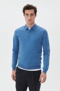 Matinique Maklint Mand Dust Blue Melange Sweaters Regular Fit Str L - ...