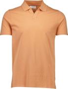 Lindbergh Stretch Polo Shirt S/S Mand Orange Kortærmede Poloer Str L -...