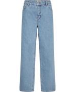 Magasin Cleo M123 Wide Kvinde Light Blue Denim Wide Jeans Str L Bomuld