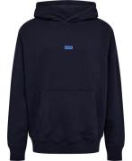 HUGO Nazardo Mand Dark Blue Hoodies Str L - hos Magasin