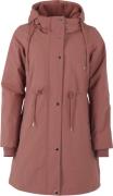 Danefæ Danenora Winter Parka Kvinde Beige Rose Parkaer Str L - Bomuld ...