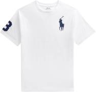 Polo Ralph Lauren 26/1 Jerseyss Cn-tp-tsh Str L - White/c7996 Kortærme...