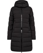 MANGO Waterrepellent Quilted Coat Kvinde Black Overgangsjakker Str M -...