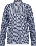 Gerry Weber Blouse 1/1 Sleeve Kvinde Nightsky/water Graphik Flo 50% To...