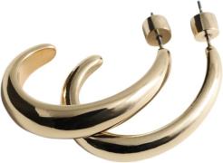 MANGO Thin Oval Hoop Earrings U - Creoler hos Magasin