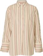 Selected Femme Slfdan LS Oversized Striped Shirt E Kvinde Birch/multi ...