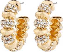 Pilgrim Delphine Earrings Goldplated one size - Creoler hos Magasin