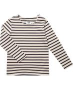 Magasin Sailor 2O Junior Blouse Str 4 Navy Stripe Bluser Bomuld