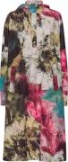 ILSE JACOBSEN Poncho With Sleeves Kvinde Artistic Flower Regnjakker St...