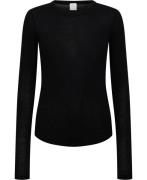 Marella Antibes Kvinde Black Kortærmede T-shirts Str L - Bomuld hos Ma...