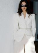 MANGO Blazer. - Blanche Kvinde Light Beige Blazere Str S - hos Magasin