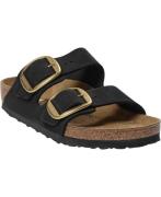 Birkenstock Arizona Big Buckle Lenb Black Gold Kvinde Black Flade Sand...