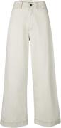 Lollys Laundry Floridall Pants Kvinde Creme Wide Jeans Str L - Lycra h...