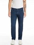 Replay Rocco Hyperflex Jeans Mand Mørkeblå Jeans Str 36/34 - hos Magas...