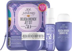 Sol de Janeiro Delicia Drench Jet Set Kropsplejesæt 90ml + 50ml + 30ml...