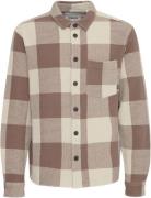 !Solid Sdoliver Waffle Check Kvinde Acorn Skjorter Regular Fit Str L -...