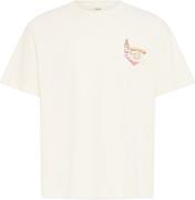 !Solid Sdorvin Mand Off White Kortærmede T-shirts Str L - hos Magasin