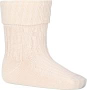 mpKids Cotton rib Baby Socks Str 25/28 - Beige Strømper Bomuld hos Mag...