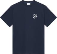 Forét Flora Tshirt Mand Navy Kortærmede T-shirts Str L - hos Magasin