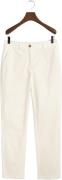 Gant Slim Chinos Kvinde Eggshell Bukser Str 40 - hos Magasin