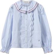 Sofie Schnoor Alexasw Skjorte Kvinde Blue Striped Skjorter Str 40 - ho...