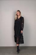 NÜ Denmark Xemina Dress Kvinde Black Midi Kjoler Str L - hos Magasin