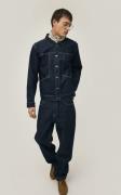 Magasin Domenic 2G Mand Dark Blue Denim Overgangsjakker Str L Bomuld