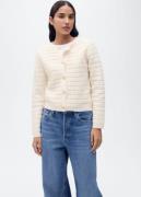 MANGO Knitted Jacket With Openwork Detail Kvinde Light Beige Cardigans...