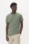 Matinique Majeramy Stripe Mand Thyme Kortærmede T-shirts Regular Fit S...