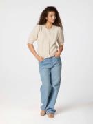 Neo Noir Trudy Deco Knit Cardigan Kvinde Ivory Sweaters Str 40 - hos M...