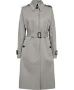 Tiger of Sweden Lamia C Kvinde Beige Grey Trenchcoats Str 40 - Bomuld ...