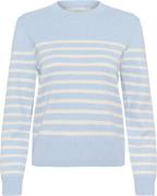 InWear Wallisiw Oneck Pullover Kvinde Windsurfer Stripes Sweaters Clas...