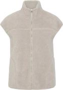 Pieces Pcsadia Teddy Vest Noos BC Kvinde Silver Gray Veste Str M - hos...