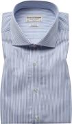 Bruun & Stengade BS Popyrin Slim Fit Shirt Mand Light Blue/white Langæ...