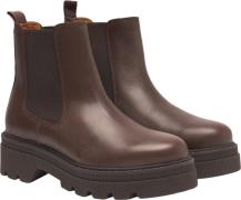 Woden Sanna Chelsea L Kvinde Brown Chelsea Boots Str 40 - Læder hos Ma...