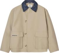 Mads Nørgaard - Copenhagen Cotton Tech Daisy Jacket Kvinde Beige Overg...