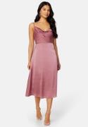 Bubbleroom Occasion Marion Waterfall Midi dress Old rose 44