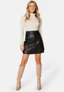 SELECTED FEMME New Ibi Leather Skirt Black 34